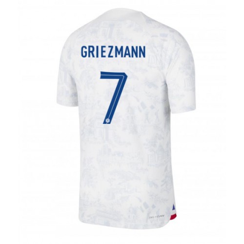 Maillot de foot France Antoine Griezmann #7 Extérieur Monde 2022 Manches Courte